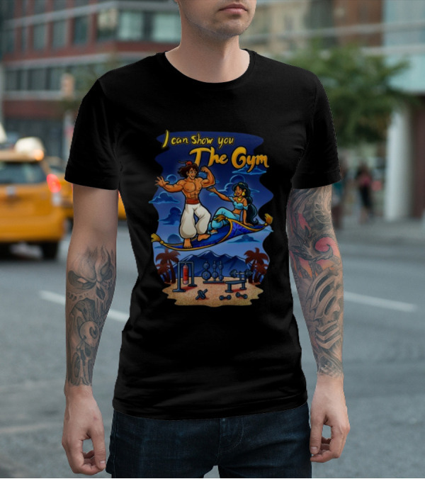 I Can Show You The Gym Flying Carpet Workout Dreams T-Shirt