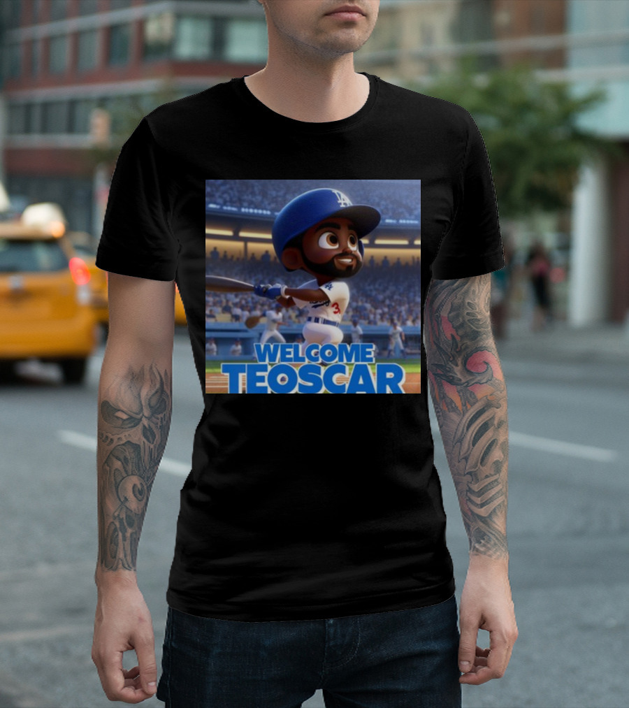 Doyersdave Welcome Teoscar Baseball Dodgers Stadium T-Shirt