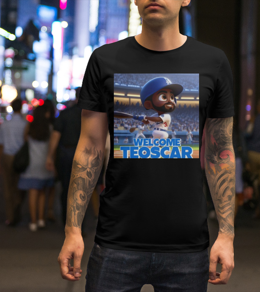 Doyersdave Welcome Teoscar Baseball Dodgers Stadium T-Shirt