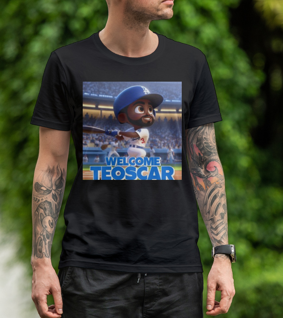 Doyersdave Welcome Teoscar Baseball Dodgers Stadium T-Shirt
