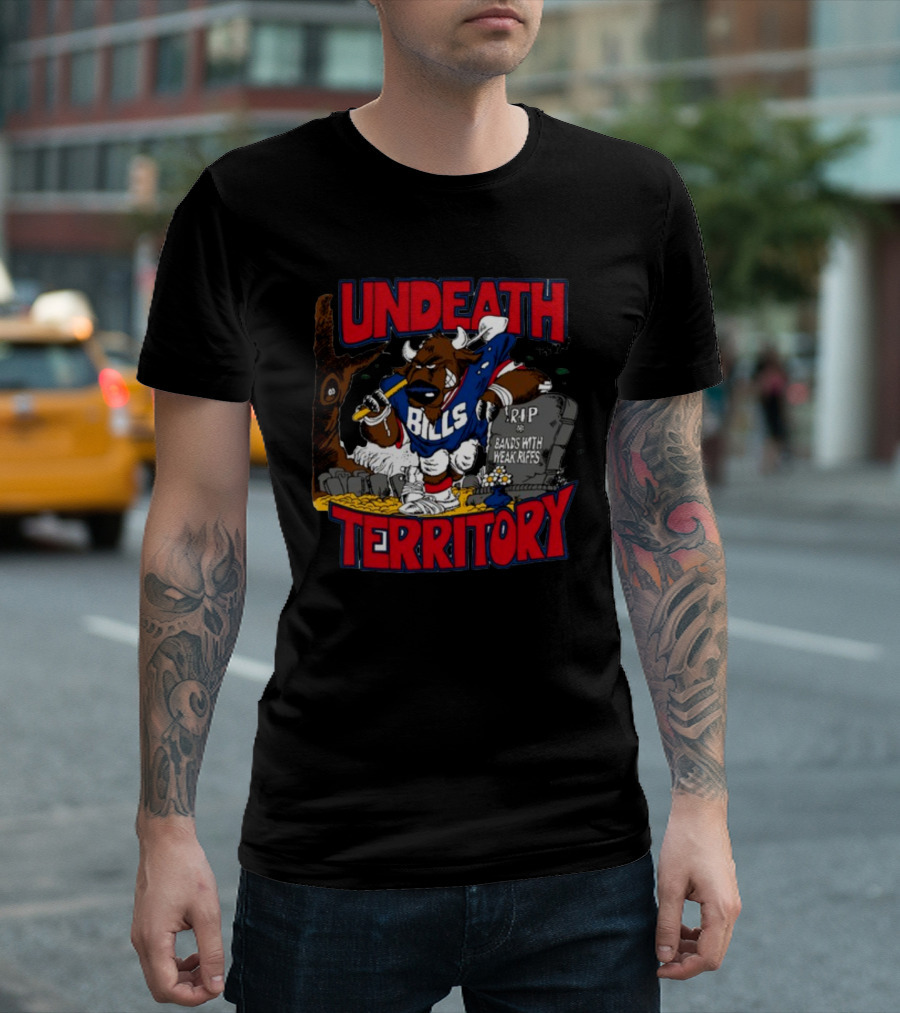 Undeathmetal Undeath Territory Bills Rip Bands with Weak Riffs T-Shirt