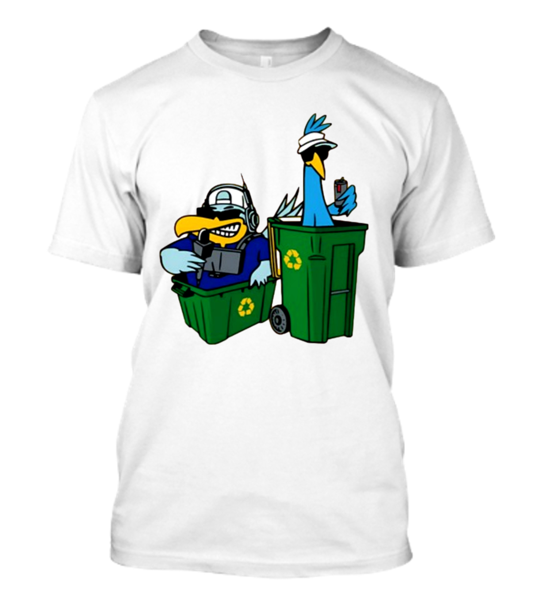 Fairwayjockey Birdie Juice The People’S Birdies Golf Duo Recycling Bins Image T-Shirt