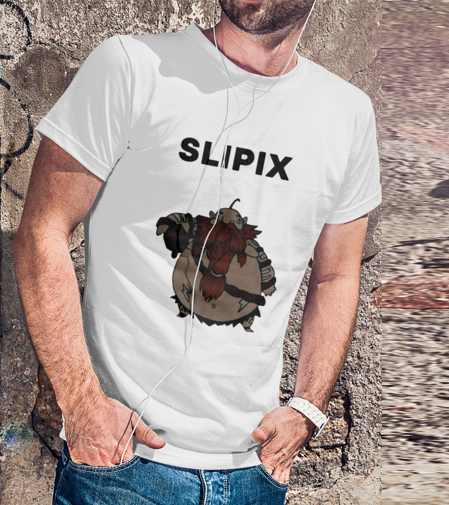 Slipix Tds Character Bold Bearded Figure T-Shirt