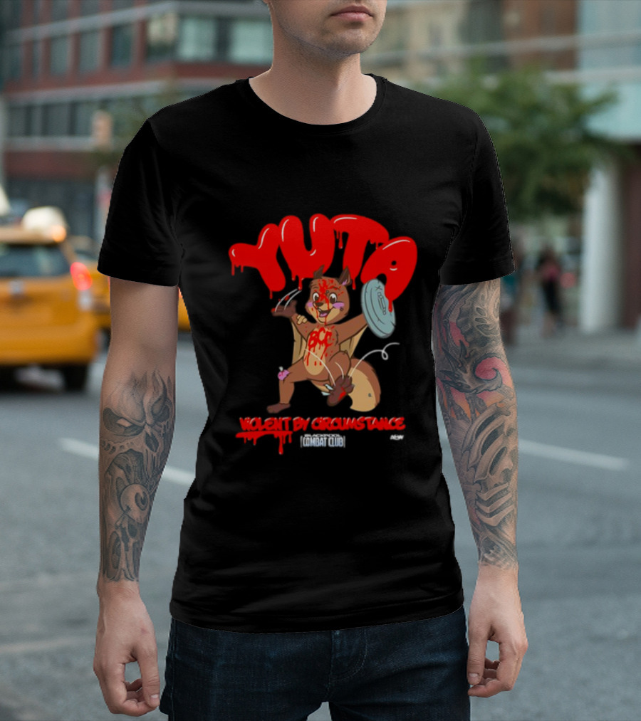 Yuta Violent By Circumstance BCC Combat Club Cartoon T-Shirt