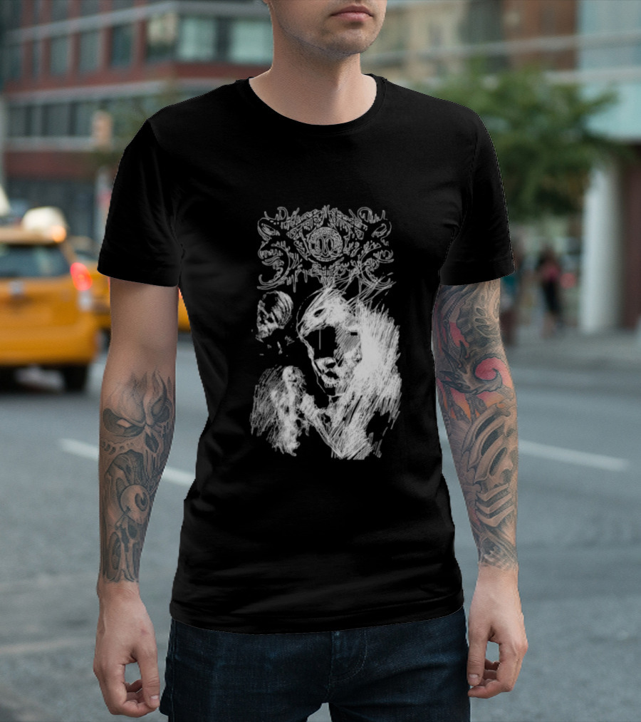 Xasthur Morbid Sketches Abstract Dark T-Shirt