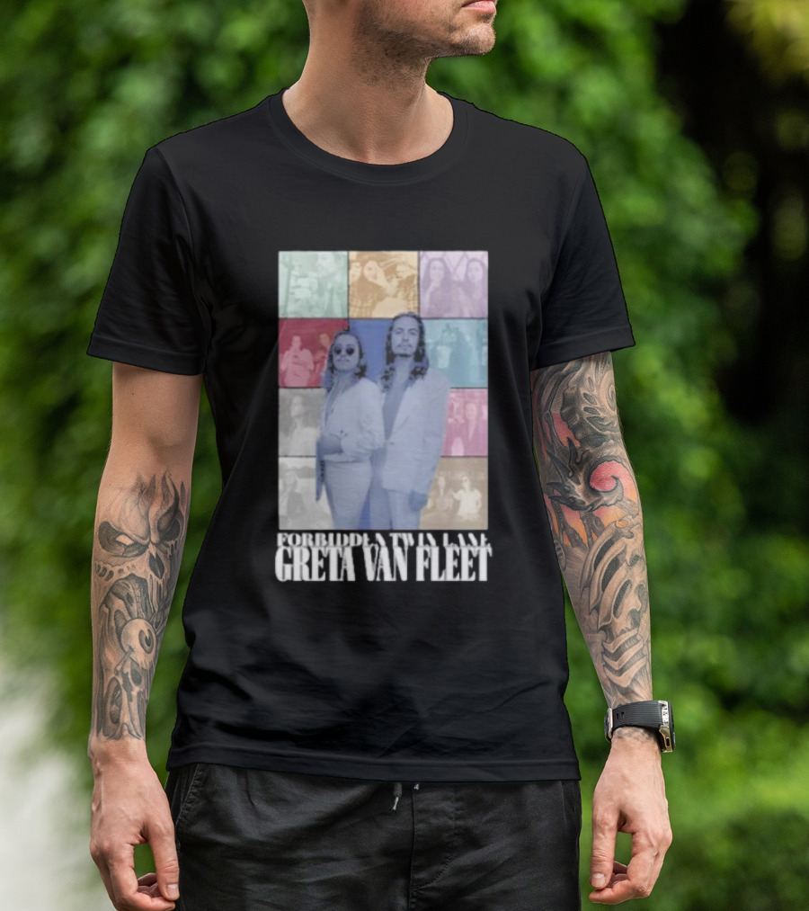 Forbidden Twin Lane Greta Van Fleet Sam And Jake Kiszka T-Shirt