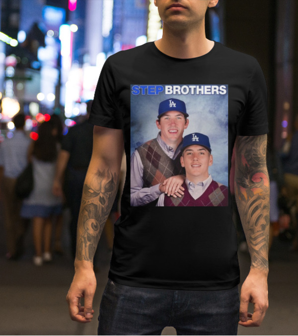 Bobby Miller Walker Buehler LA Step Brothers T-Shirt