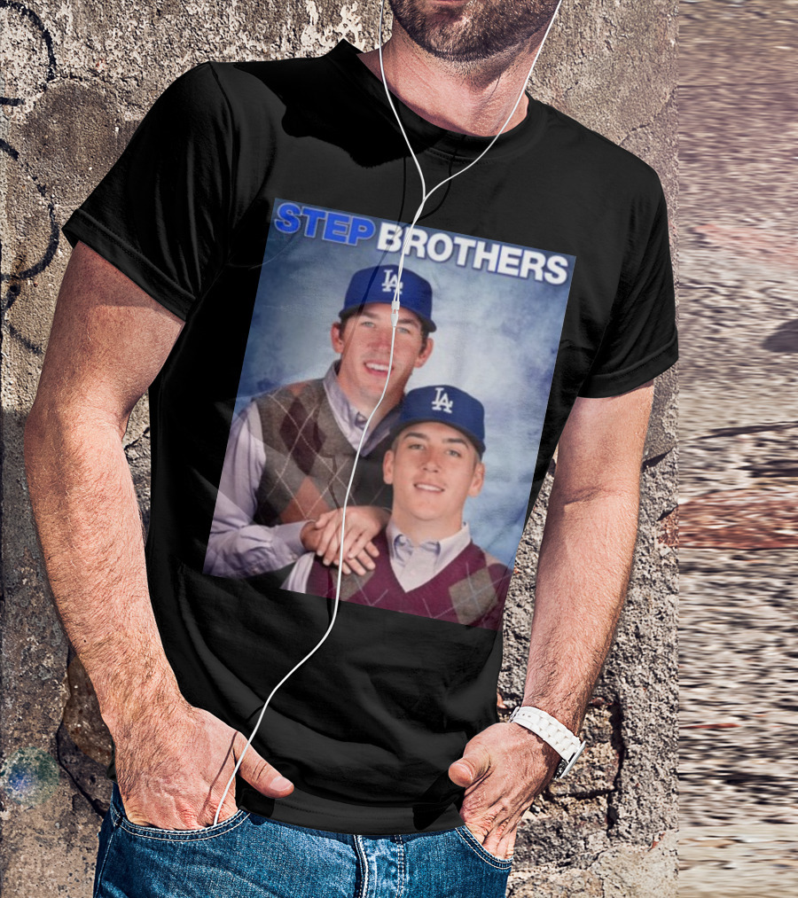 Bobby Miller Walker Buehler LA Step Brothers T-Shirt