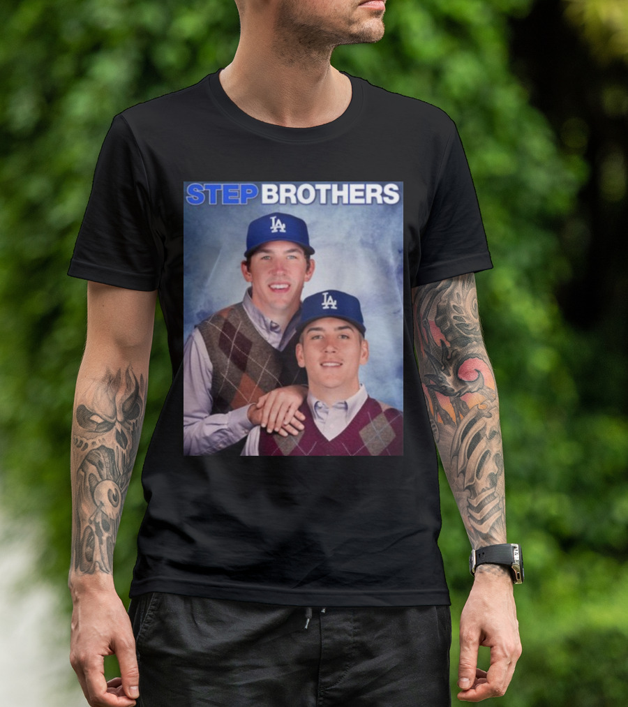 Bobby Miller Walker Buehler LA Step Brothers T-Shirt