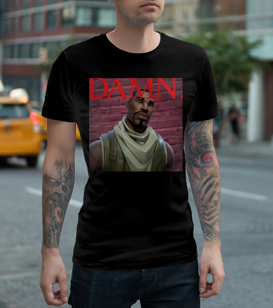 Rroguethreads Kendrick Lamar Spitfire Damn Brick Wall Character T-Shirt