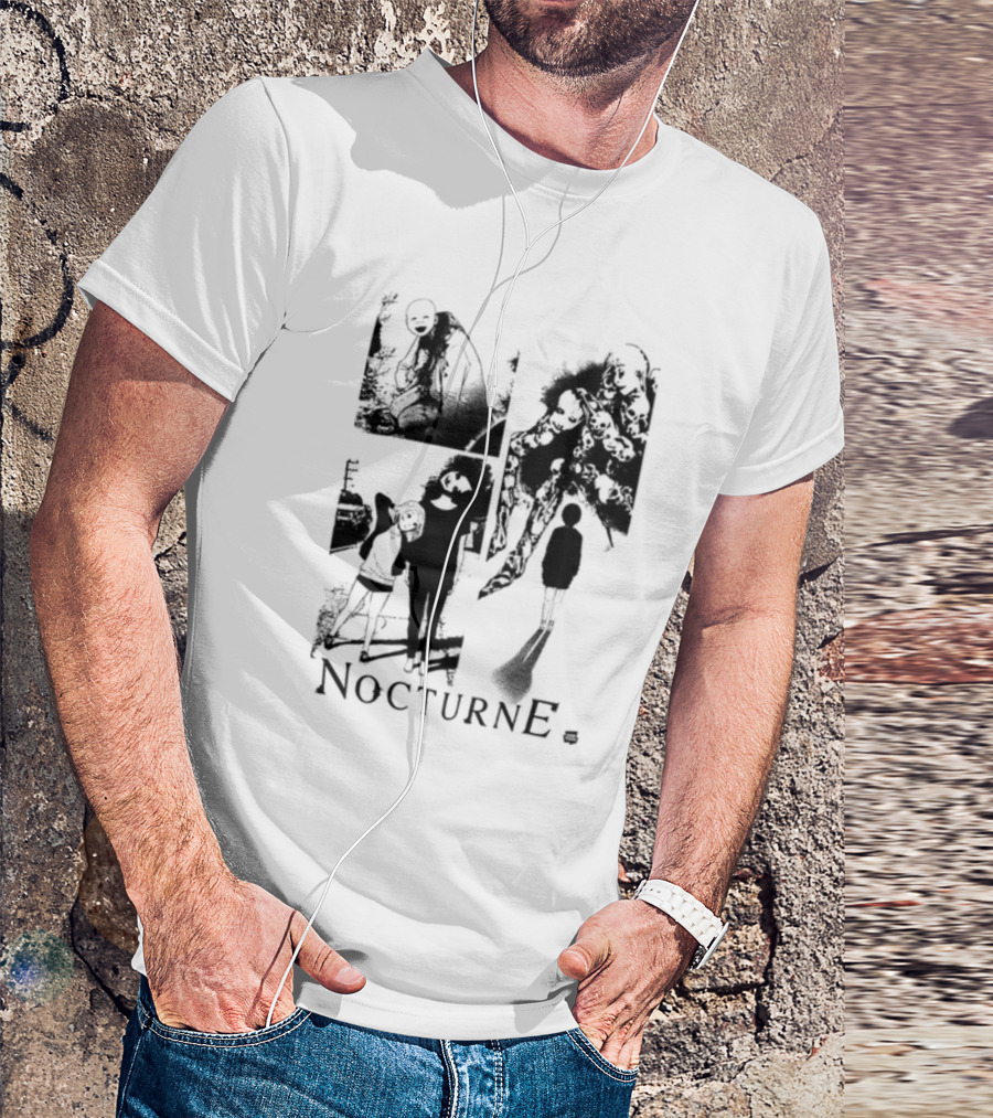 Fyyaa123 Nocturne Panels Manga Gothic Fantasy Shadows T-Shirt
