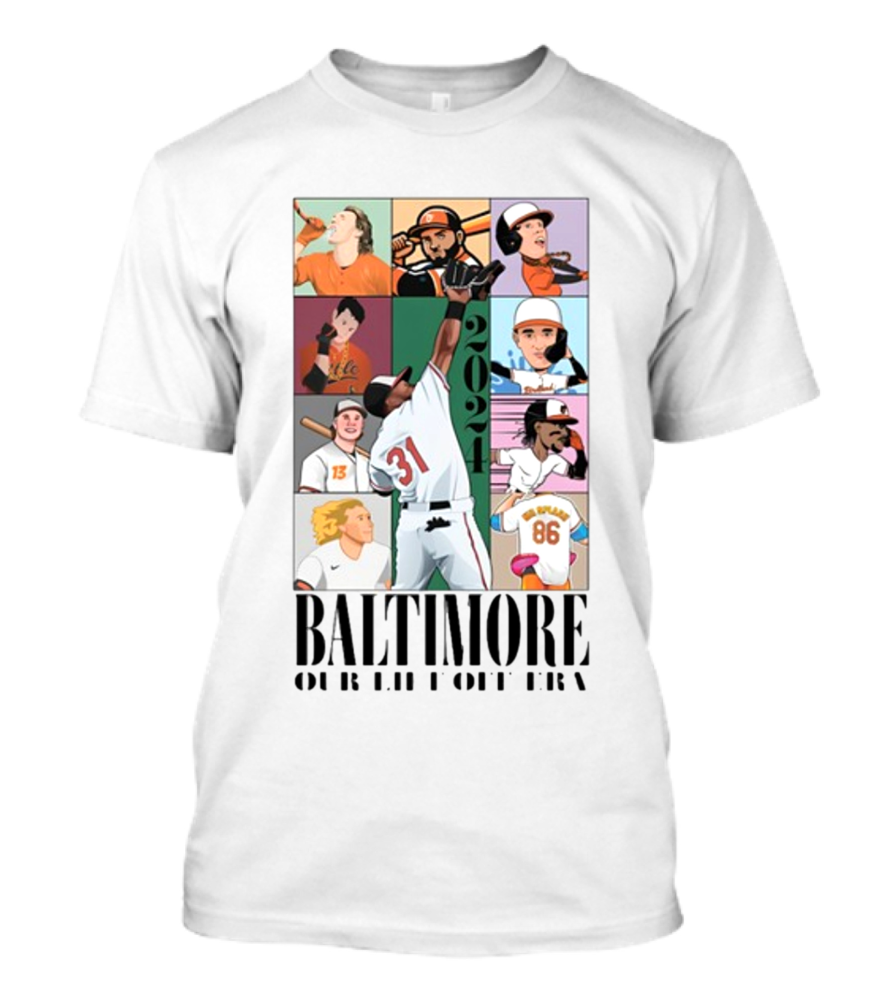 Baltimore Our Lift-Off Era 2024 Sports Montage T-Shirt