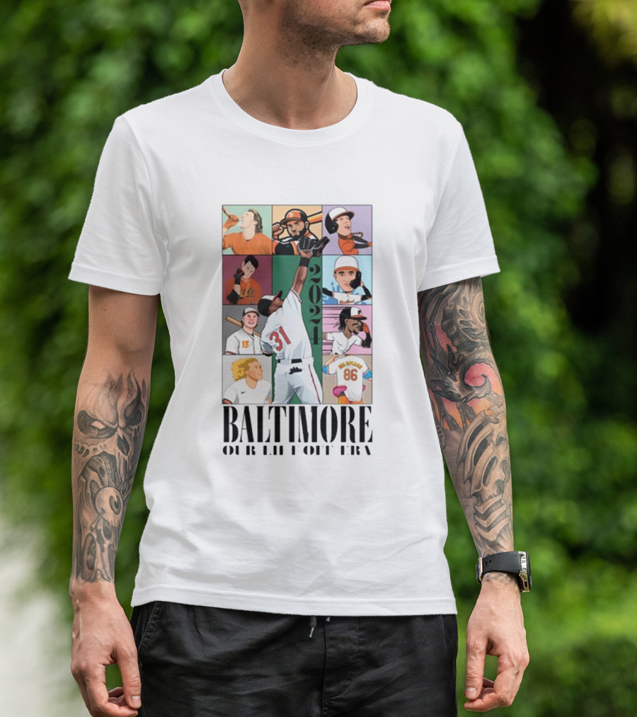Baltimore Our Lift-Off Era 2024 Sports Montage T-Shirt
