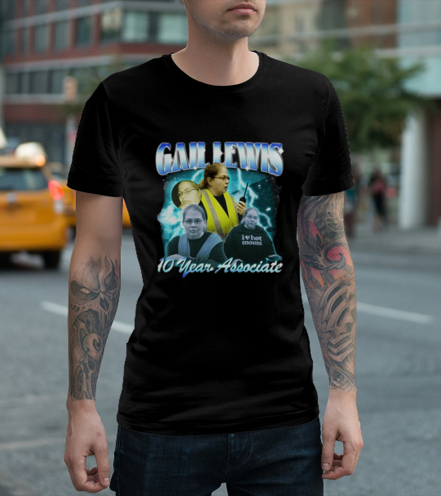 Gail Lewis 10 Year Associate I Love Hot Moms Vintage T-Shirt