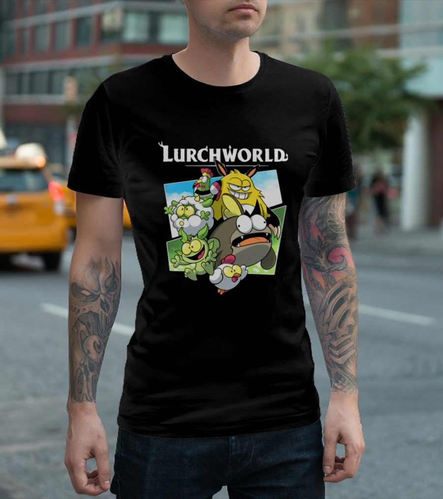 Lurchworld Grnk.Shop Characters Adventure T-Shirt