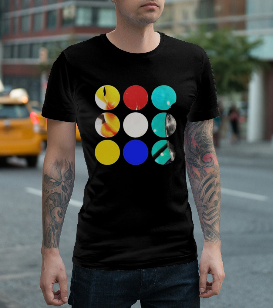 Fleshwater Sounds Of Grieving Circles Color Palette T-Shirt