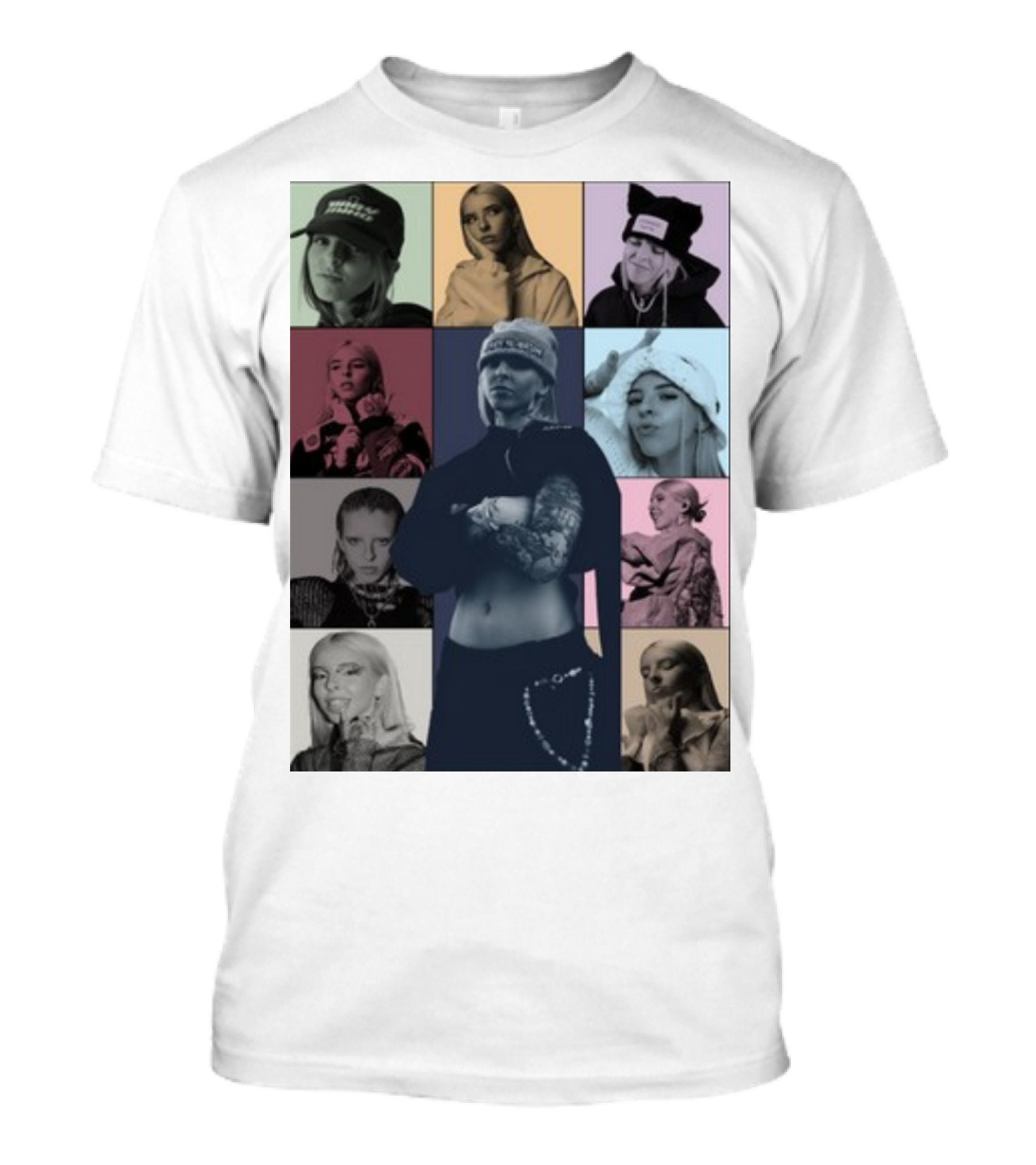 Jessy Ren The Eras Tour Iconic Style Grid T-Shirt