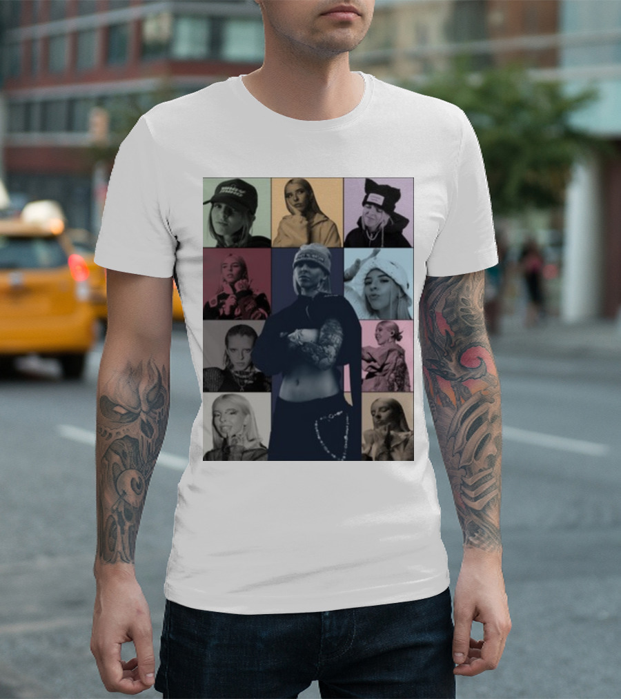 Jessy Ren The Eras Tour Iconic Style Grid T-Shirt