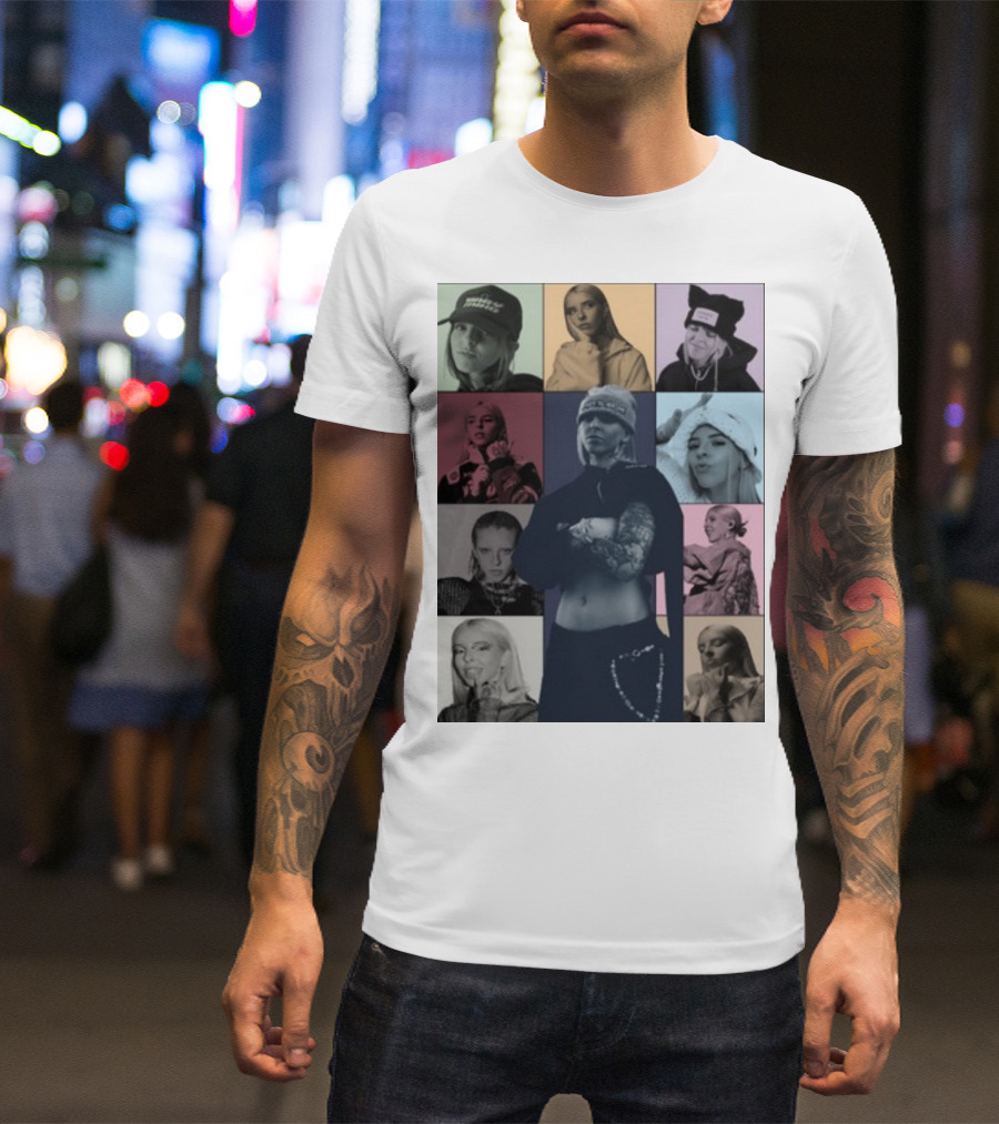 Jessy Ren The Eras Tour Iconic Style Grid T-Shirt