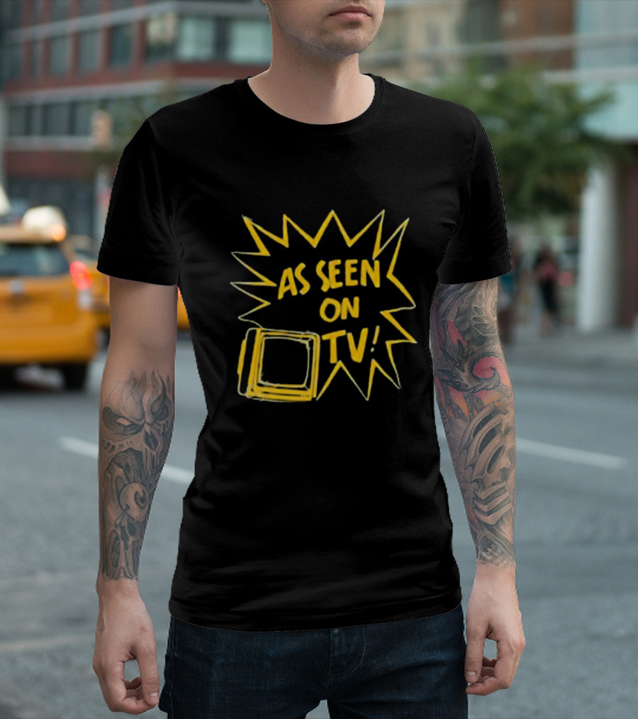 As Seen On TV Retro Style Burst With TV T-Shirt
