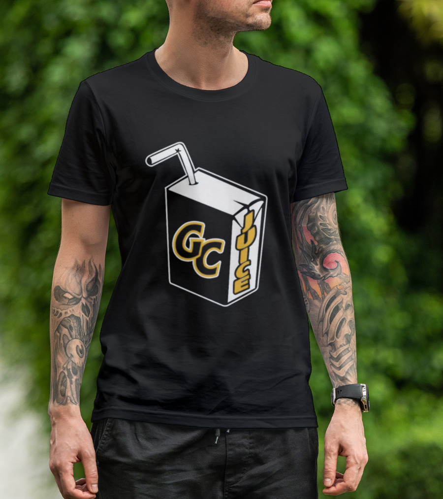 Braylon Mullins Wearing GC Juice Carton T-Shirt