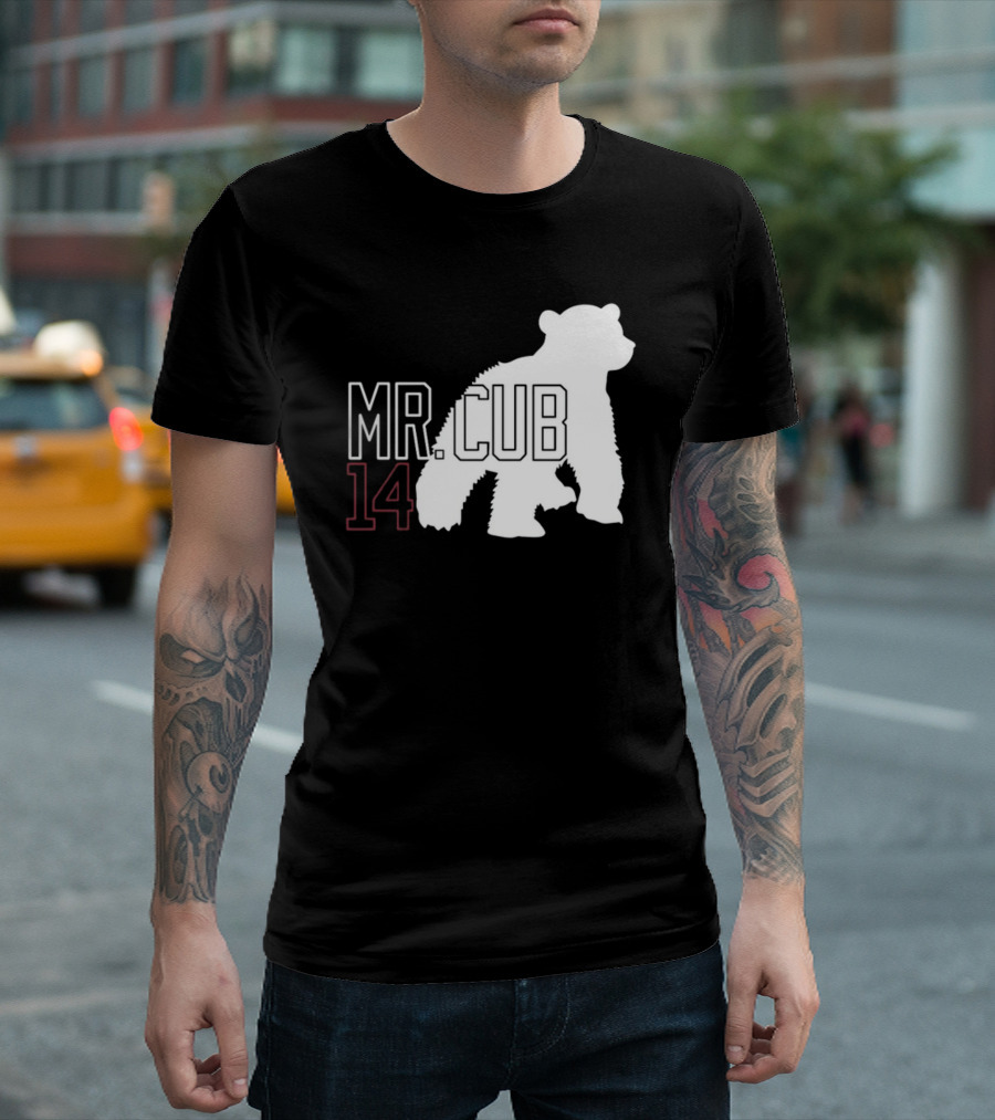 Mr. Cub 14 Silhouette Bear T-Shirt