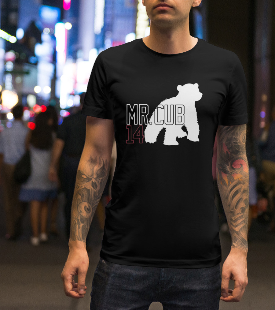 Mr. Cub 14 Silhouette Bear T-Shirt