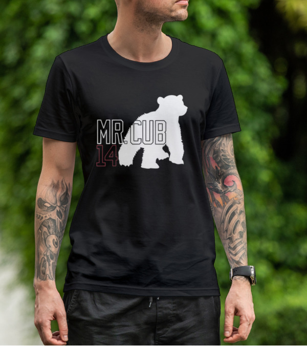 Mr. Cub 14 Silhouette Bear T-Shirt