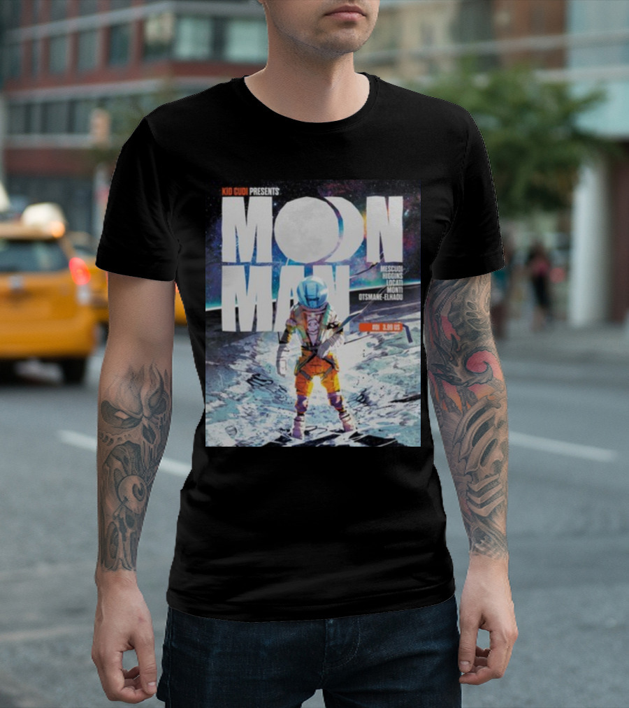 Kid Cudi Presents Moon Man Mescudi Riggins Dot Da Genius Monti Otsmane-Elhaou T-Shirt