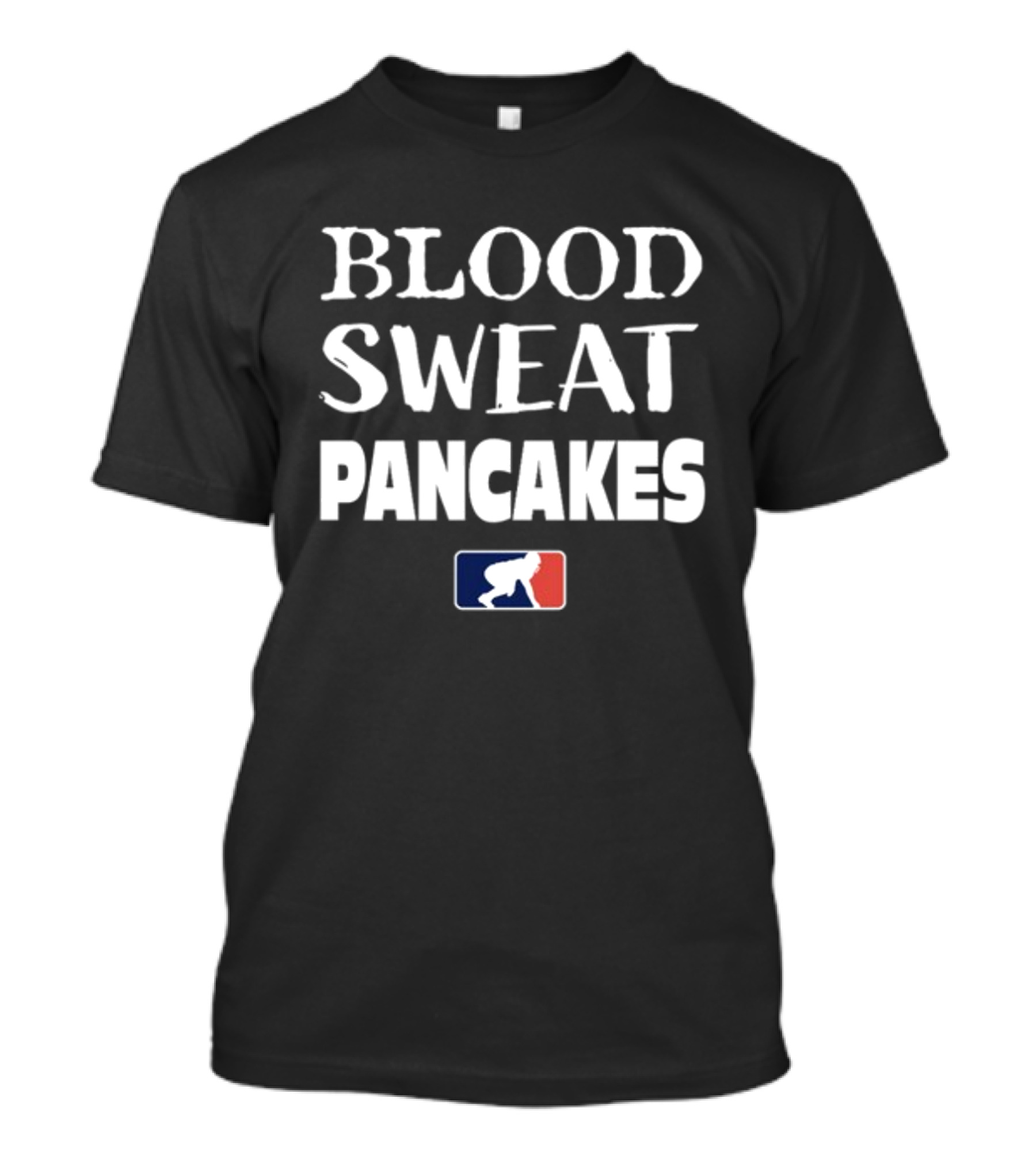 Linemanprobs Blood Sweat Pancakes Football Icon NFL T-Shirt