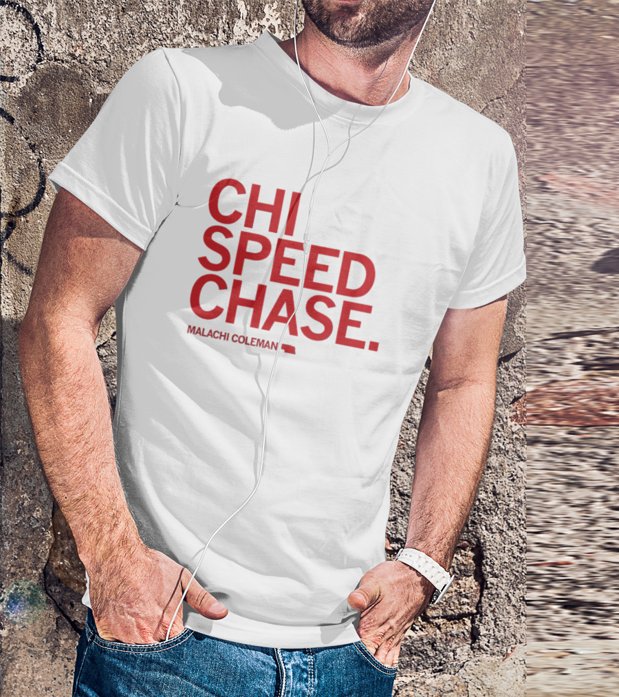 CHI SPEED CHASE Malachi Coleman Nebraska T-Shirt