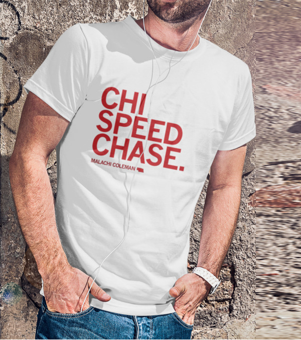 CHI SPEED CHASE Malachi Coleman Nebraska T-Shirt