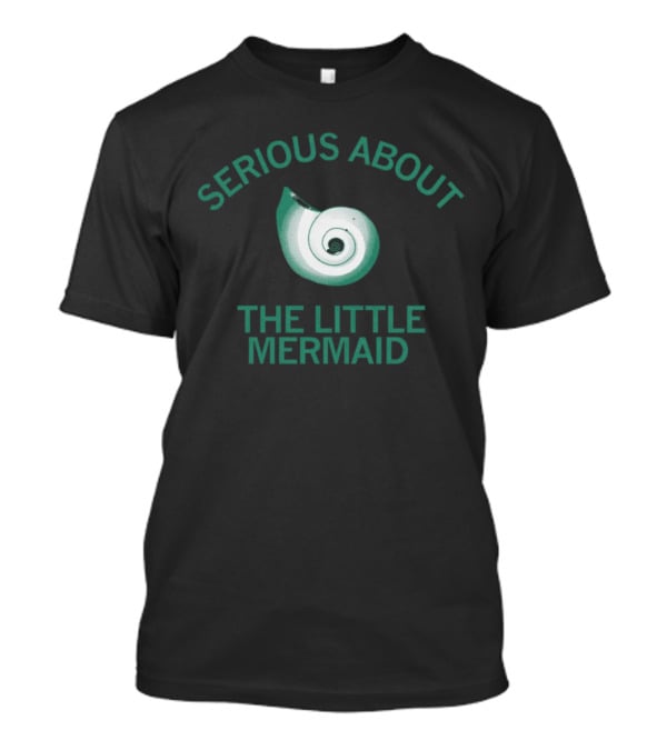 SERIOUS ABOUT THE LITTLE MERMAID Nautilus Shell Iconic Reference T-Shirt