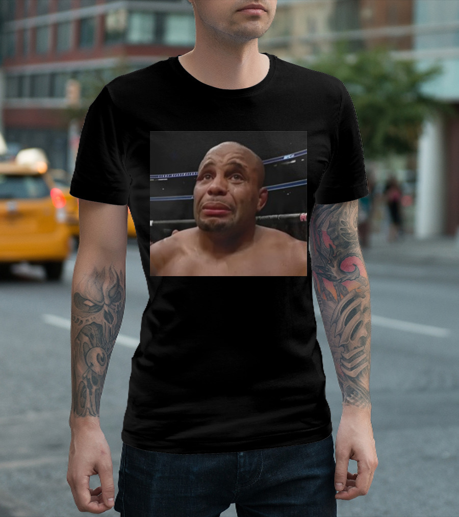 Crying DC Jon Jones Meme Reaction UFC Fight Face T-Shirt