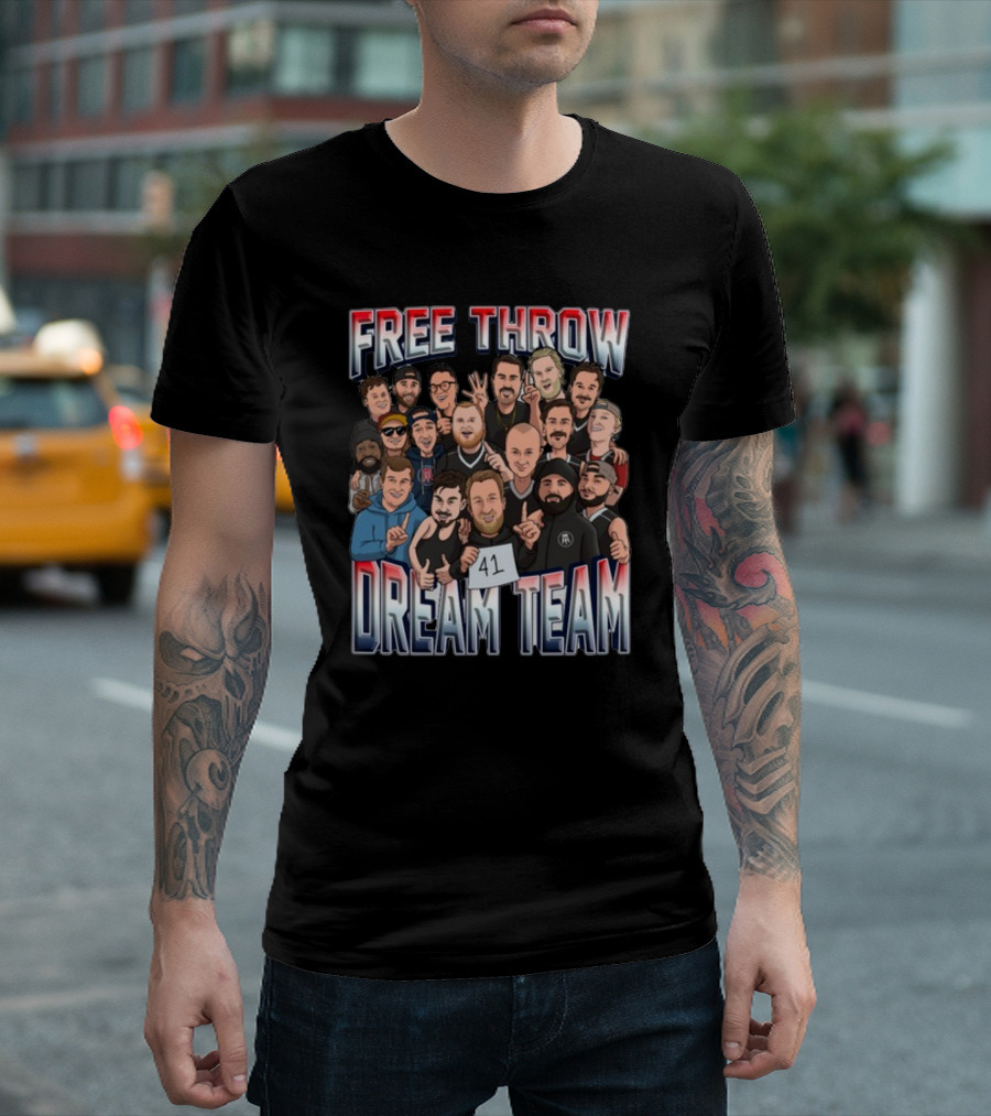 Free Throw Dream Team 41 Group T-Shirt