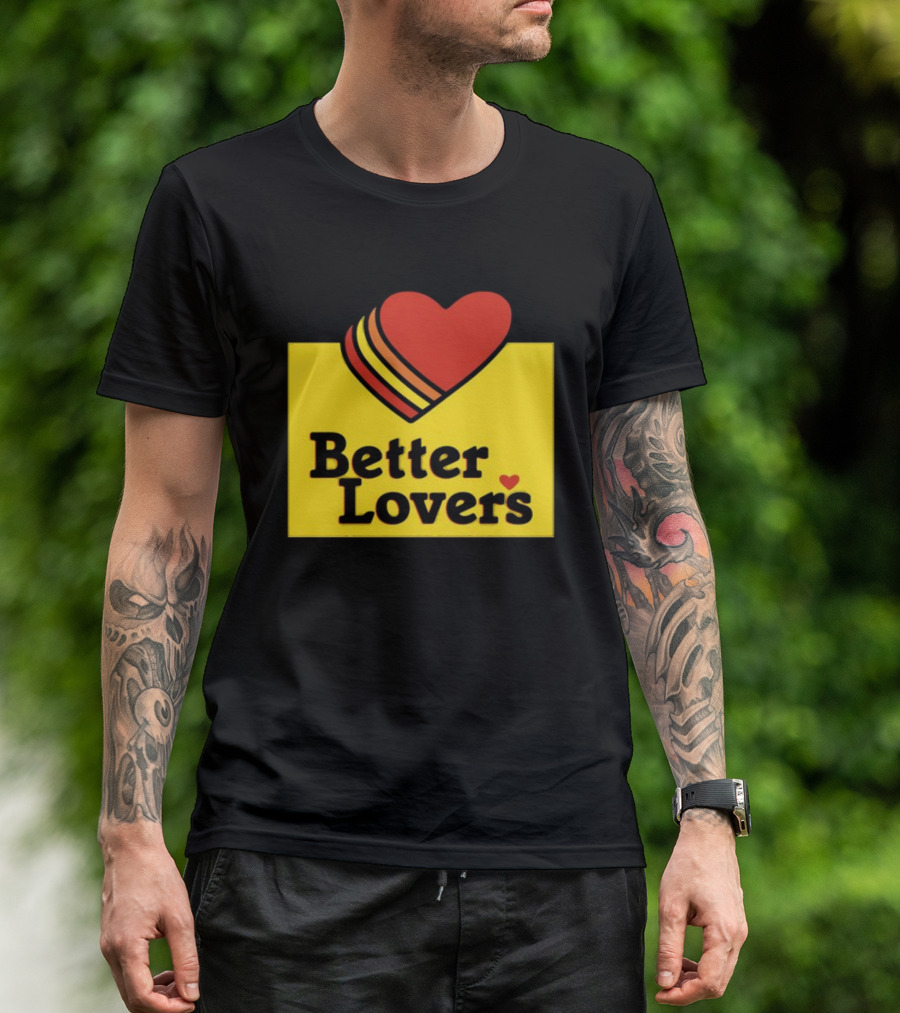Better Lovers Heart Icon Valentines Day T-Shirt