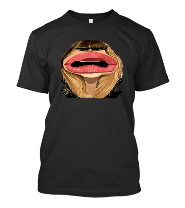 DrunkDrawn Science Fiction Young Iconic Mouth Sunglasses T-Shirt