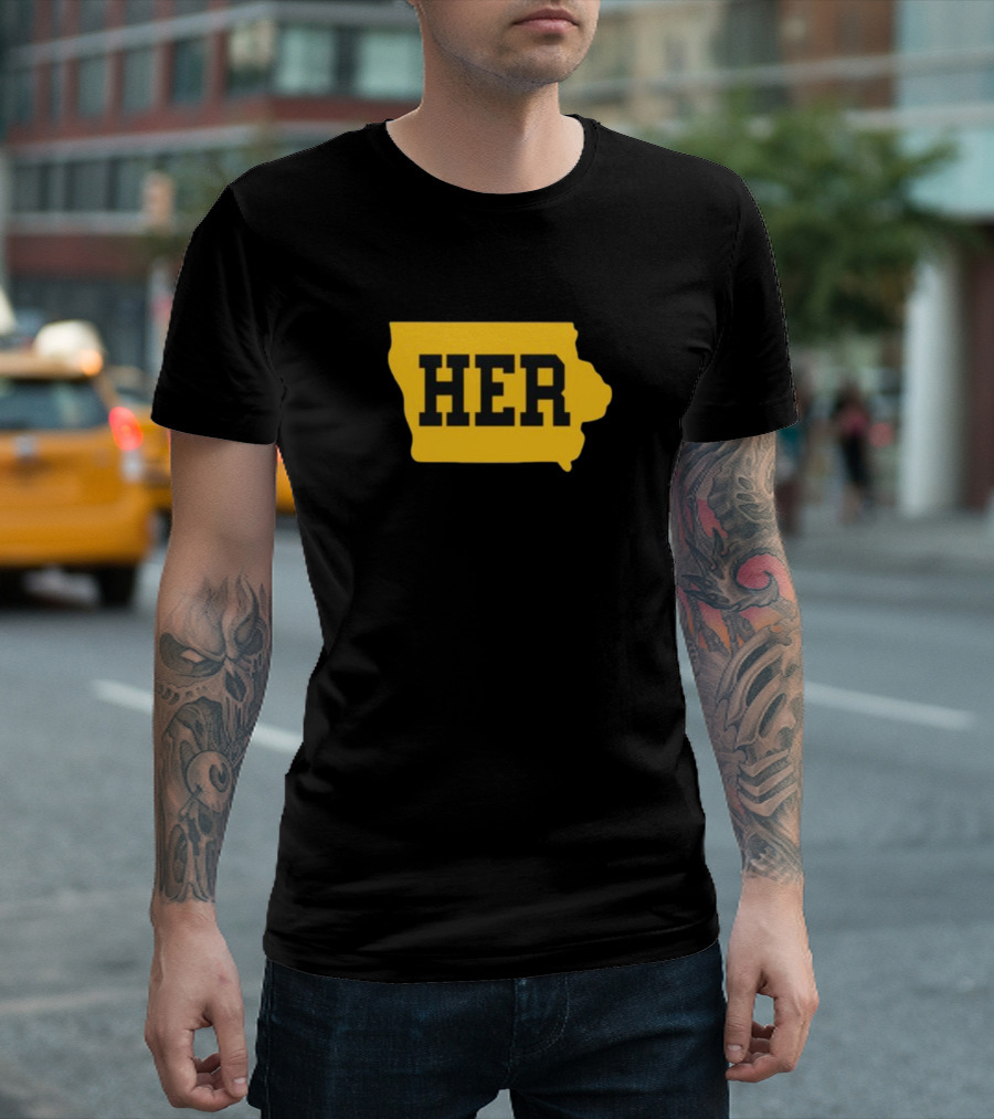 Caitlin Clark Iowa Her 22 Basketball State Pride T-Shirt