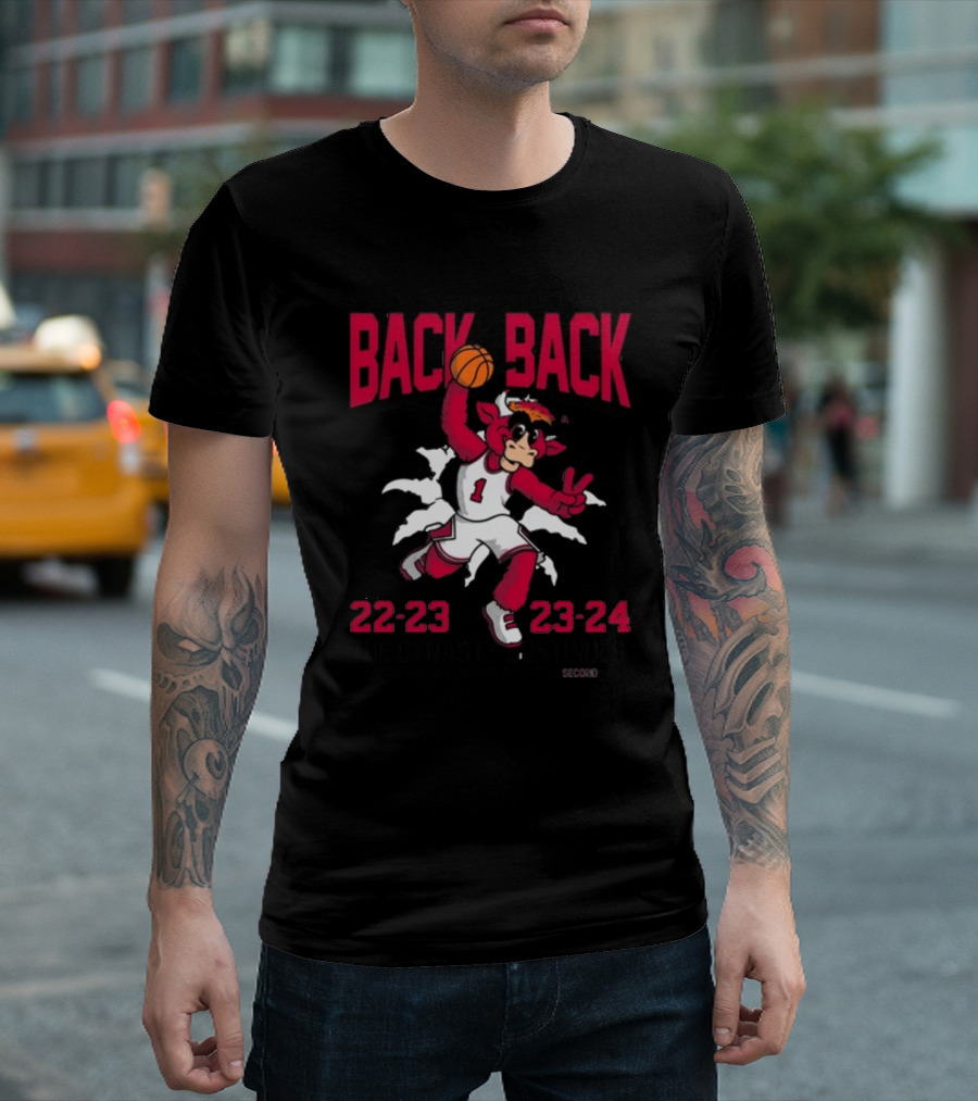9-Seed vs. 10-Seed Play-In Game Champions Back 2 Back 22-23 23-24 The Dynasty Continues T-Shirt