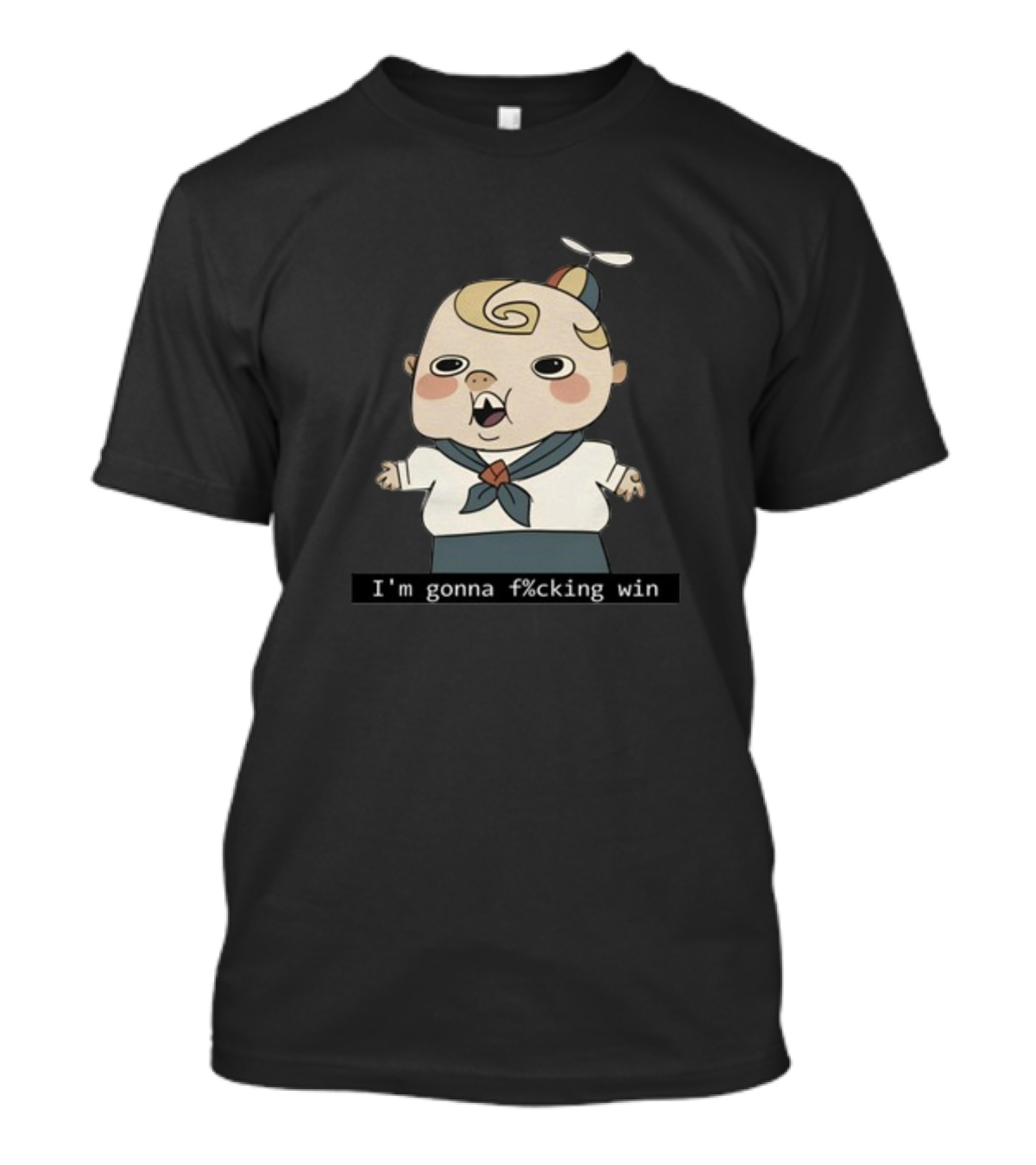 Zeddy I'm Gonna F%Cking Win Vintage Comic Cartoon Character T-Shirt