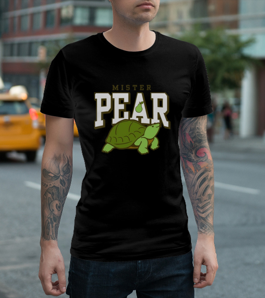 Mister Pear Turtle Varsity T-Shirt