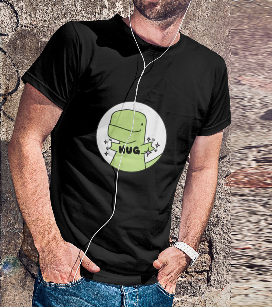 Timmy Hug Dinosaur With Stars T-Shirt
