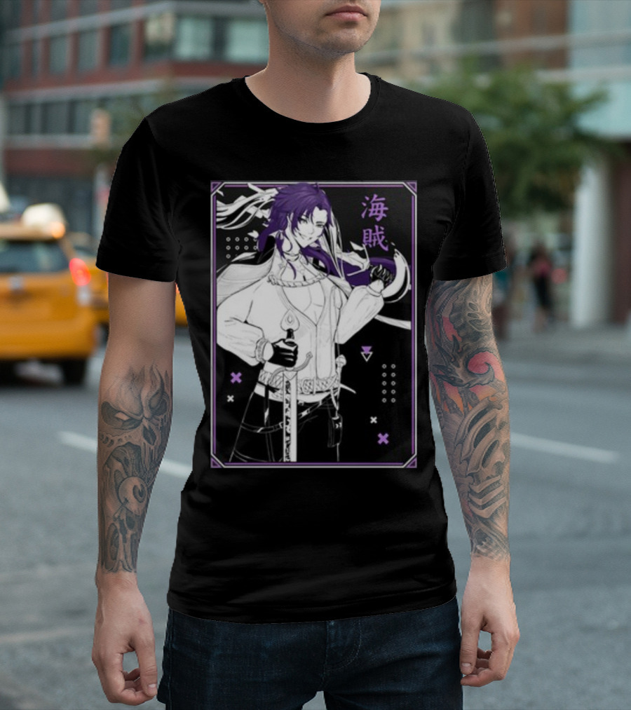 Wheelyva Pirate Dream 海賊 Mysterious Swordsman T-Shirt