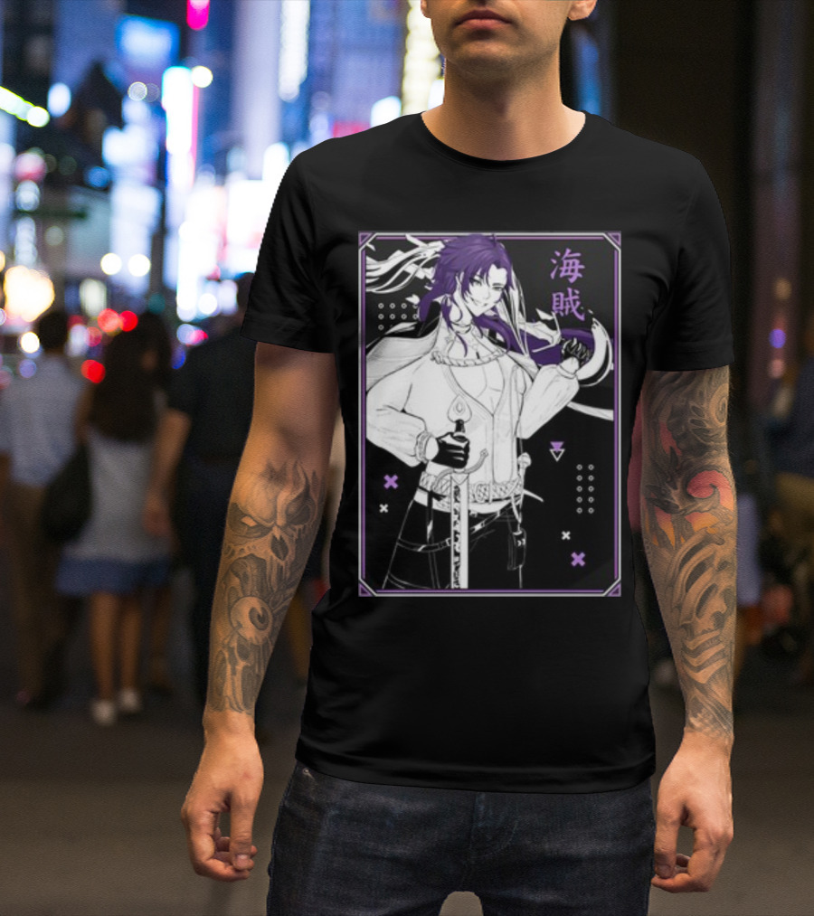 Wheelyva Pirate Dream 海賊 Mysterious Swordsman T-Shirt