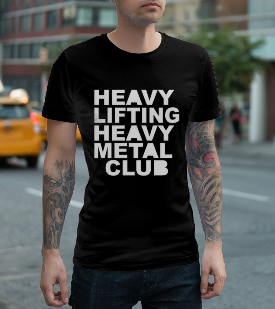 Action Bronson Heavy Lifting Heavy Metal Club Large T-Shirt