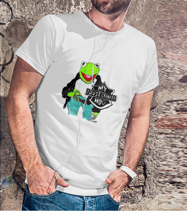 Matt Gray My I Just Cranked Hog Kermit Biker T-Shirt