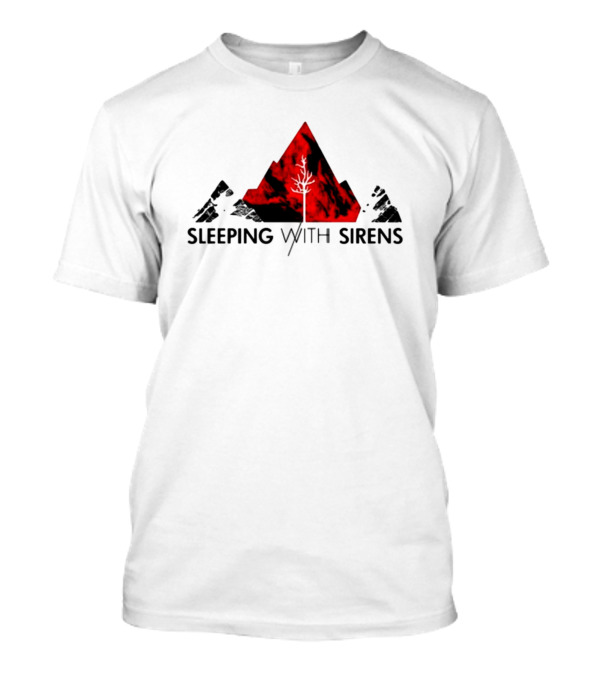 Sleeping With Sirens Red Mountain Tree T-Shirt
