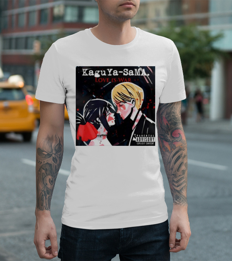 Kaguya-Sama Love Is War Explicit Content Parental Advisory T-Shirt