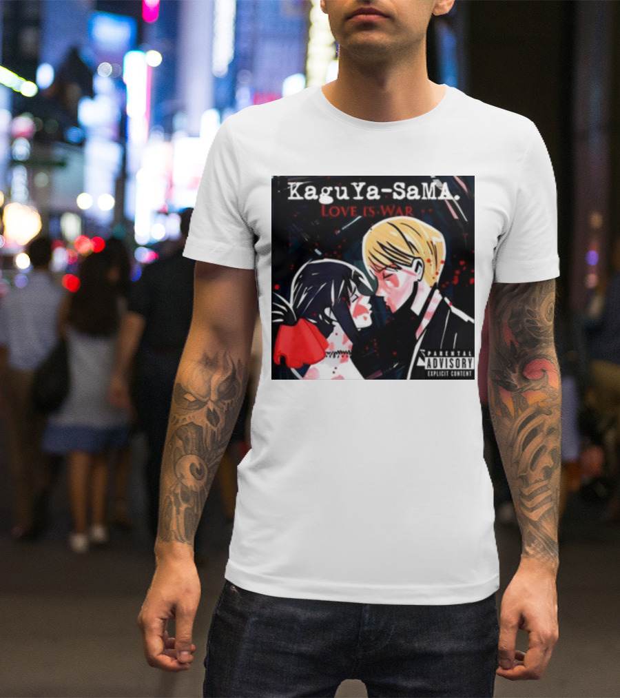 Kaguya-Sama Love Is War Explicit Content Parental Advisory T-Shirt