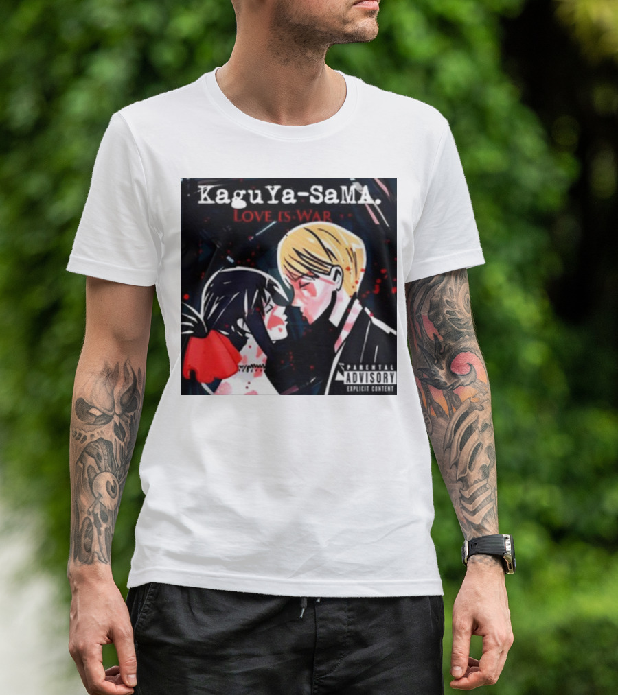Kaguya-Sama Love Is War Explicit Content Parental Advisory T-Shirt
